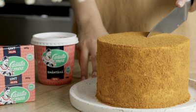 Tort vertical cu miere